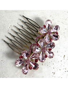 GRZEBIEŃ wsuwany do włosów wtykowy ozdobny diamenty...