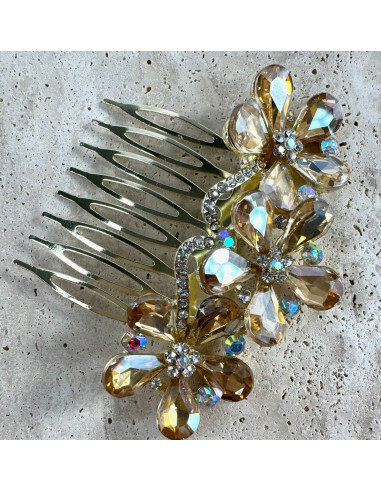 GRZEBIEŃ wsuwany do włosów wtykowy ozdobny...