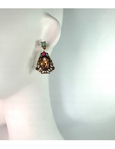 Kolczyki na Wielkie Wyjście Lolita Accessories kamienie... 2