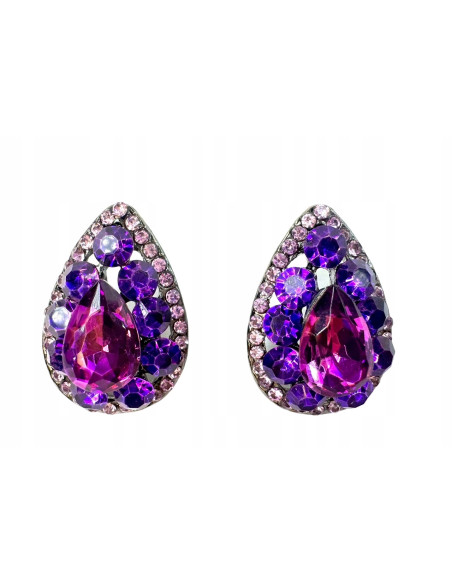 Kolczyki na Wielkie Wyjście Lolita Accessories kamienie Bogate Arabska Noc