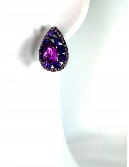 Kolczyki na Wielkie Wyjście Lolita Accessories kamienie Bogate Arabska Noc