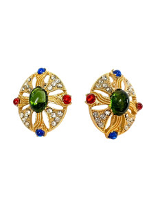 Kolczyki na Wielkie Wyjście Lolita Accessories kamienie... 2