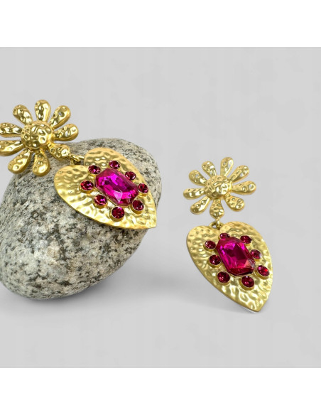 Kolczyki na Wielkie Wyjście Lolita Accessories kamienie Bogate Arabska Noc