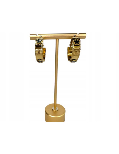 Kolczyki złote koła stal chirurgiczna...