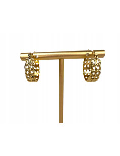 Kolczyki złote koła stal chirurgiczna nierdzewna Lolita...