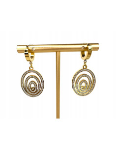 Kolczyki ze stali chirurgicznej Lolita Accessories złote... 2