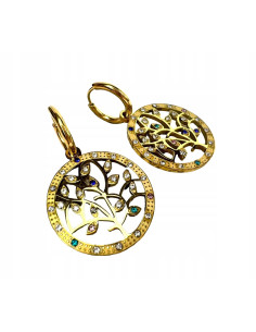 Kolczyki ze stali chirurgicznej Lolita Accessories złote... 2