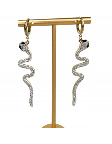 Kolczyki Wąż BOHO stal chirurgiczna Lolita...