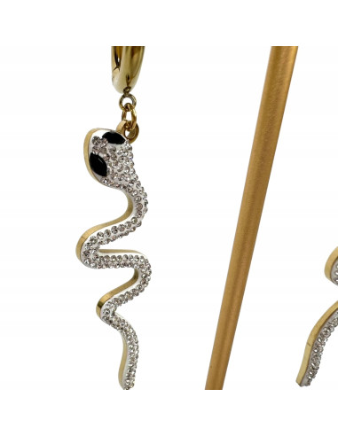 Kolczyki Wąż BOHO stal chirurgiczna Lolita...