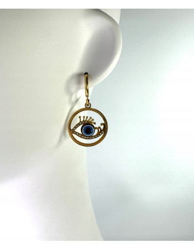 Kolczyki BOHO stal chirurgiczna Oko Proroka...