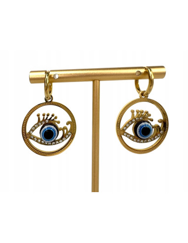 Kolczyki BOHO stal chirurgiczna Oko Proroka...