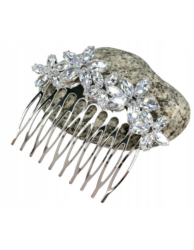 Grzebień wsuwany do włosów ozdobny kamienie...