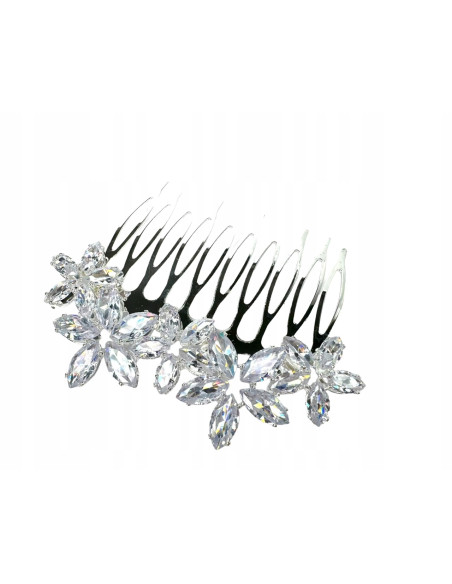 Grzebień wsuwany do włosów ozdobny kamienie Lolita Accessories