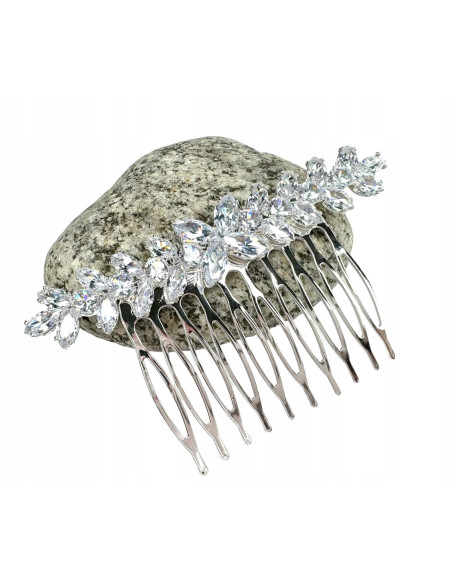 Grzebień wsuwany do włosów ozdobny kamienie Lolita Accessories