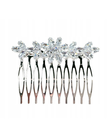 Grzebień wsuwany do włosów ozdobny kamienie Lolita Accessories