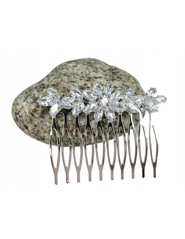 Grzebień wsuwany do włosów ozdobny kamienie...