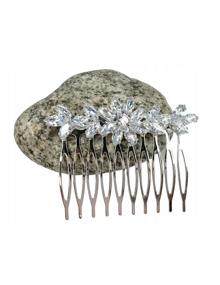 Grzebień wsuwany do włosów ozdobny kamienie Lolita Accessories