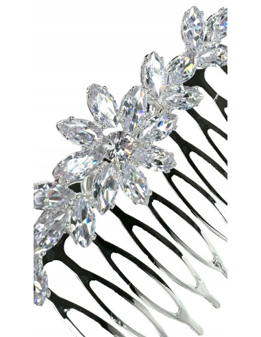 Grzebień wsuwany do włosów ozdobny kamienie...