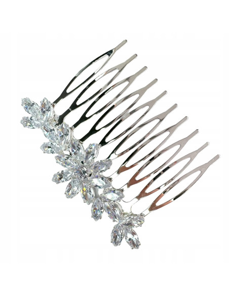 Grzebień wsuwany do włosów ozdobny kamienie Lolita Accessories