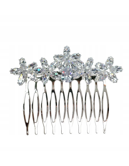 Grzebień wsuwany do włosów ozdobny kamienie Lolita Accessories