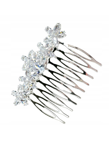 Grzebień wsuwany do włosów ozdobny kamienie...