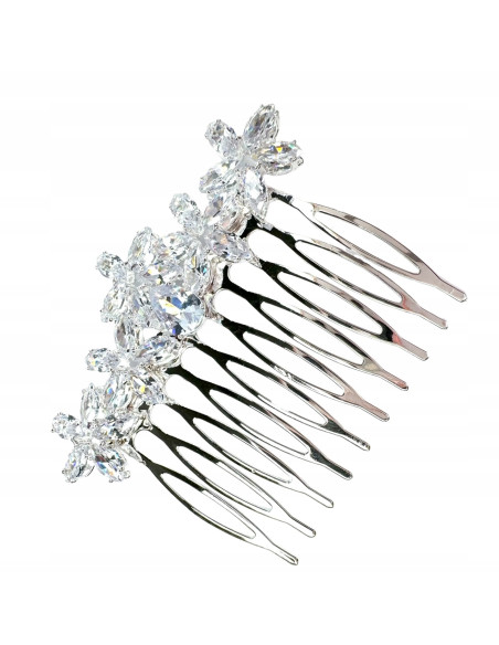 Grzebień wsuwany do włosów ozdobny kamienie Lolita Accessories