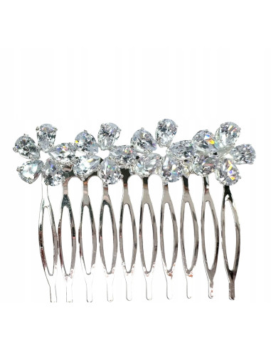 Grzebień wsuwany do włosów ozdobny kamienie...