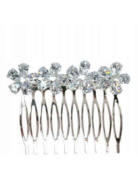 Grzebień wsuwany do włosów ozdobny kamienie Lolita Accessories