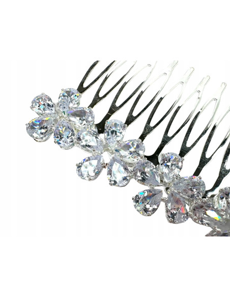 Grzebień wsuwany do włosów ozdobny kamienie Lolita Accessories