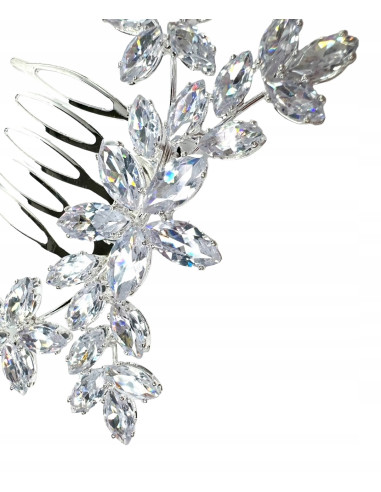 Grzebień wsuwany do włosów ozdobny kamienie...