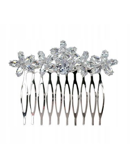 Grzebień wsuwany do włosów ozdobny kamienie Lolita Accessories