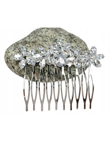 Grzebień wsuwany do włosów ozdobny kamienie...