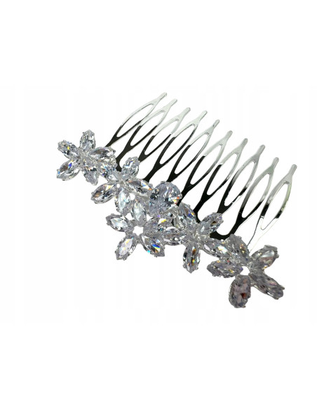 Grzebień wsuwany do włosów ozdobny kamienie Lolita Accessories