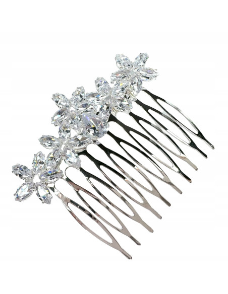 Grzebień wsuwany do włosów ozdobny kamienie Lolita Accessories