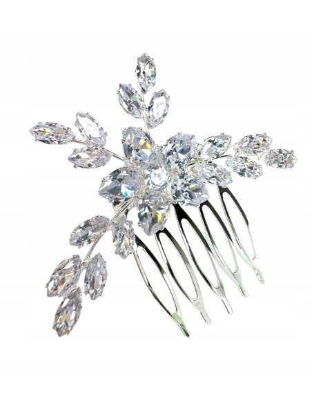 Grzebień wsuwany do włosów ozdobny kamienie Lolita Accessories