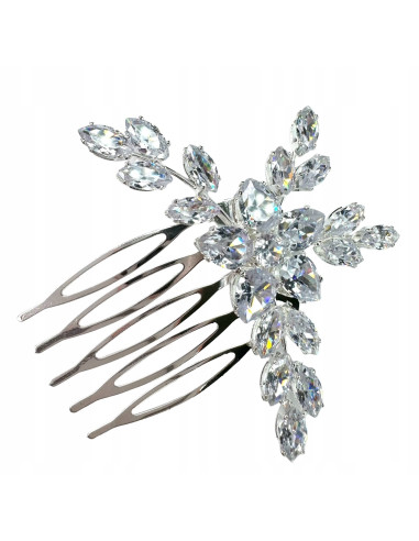 Grzebień wsuwany do włosów ozdobny kamienie...