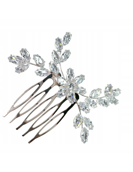 Grzebień wsuwany do włosów ozdobny kamienie Lolita Accessories