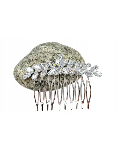 Grzebień wsuwany do włosów ozdobny kamienie Lolita Accessories