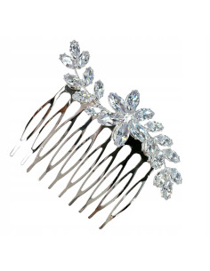 Grzebień wsuwany do włosów ozdobny kamienie Lolita...