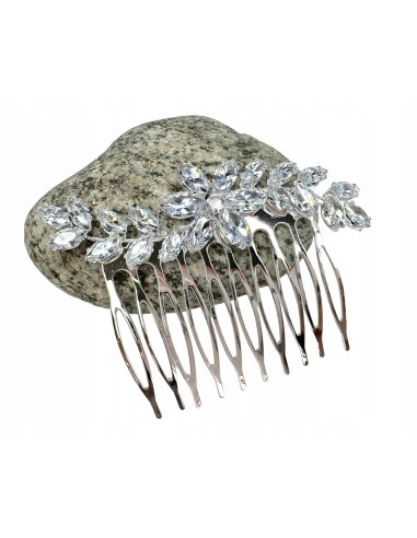 Grzebień wsuwany do włosów ozdobny kamienie...