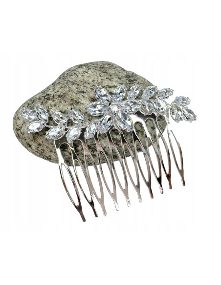 Grzebień wsuwany do włosów ozdobny kamienie Lolita Accessories