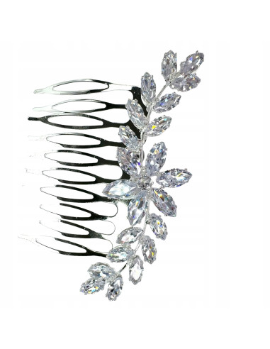 Grzebień wsuwany do włosów ozdobny kamienie...