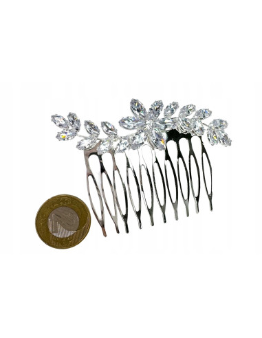 Grzebień wsuwany do włosów ozdobny kamienie...