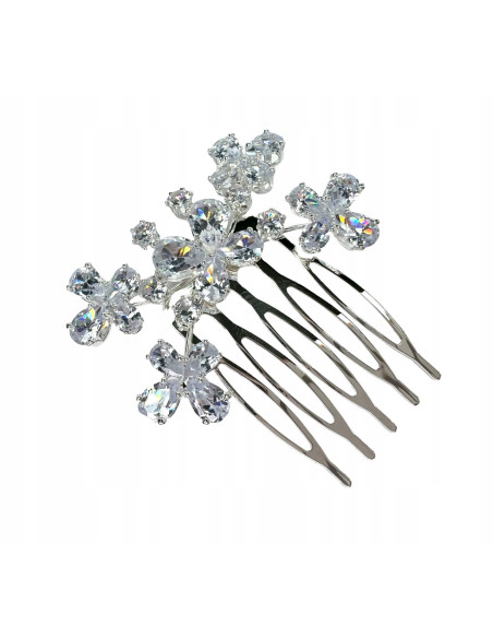 Grzebień wsuwany do włosów ozdobny kamienie Lolita Accessories