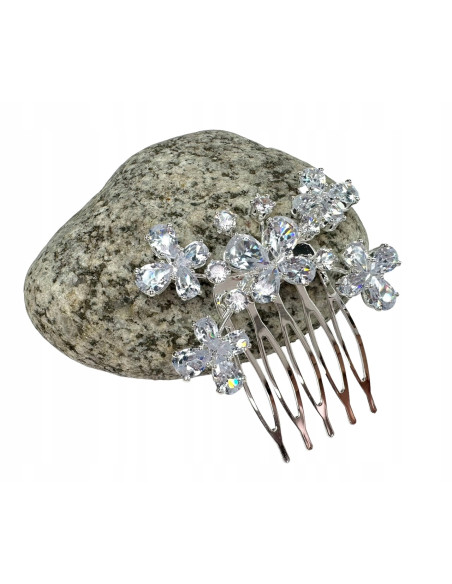 Grzebień wsuwany do włosów ozdobny kamienie Lolita Accessories