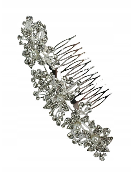 Grzebień wsuwany do włosów ozdobny kamienie Lolita Accessories