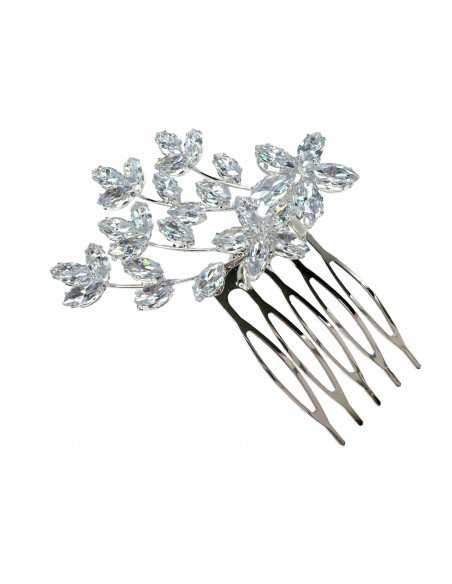 Grzebień wsuwany do włosów ozdobny kamienie Lolita Accessories