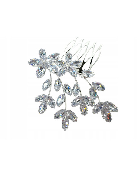 Grzebień wsuwany do włosów ozdobny kamienie Lolita Accessories