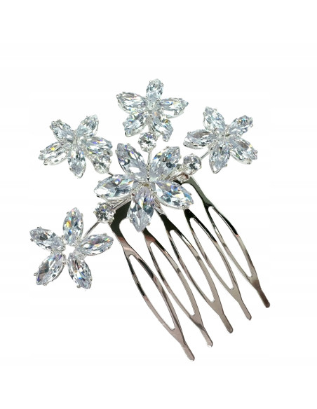 Grzebień wsuwany do włosów ozdobny kamienie Lolita Accessories