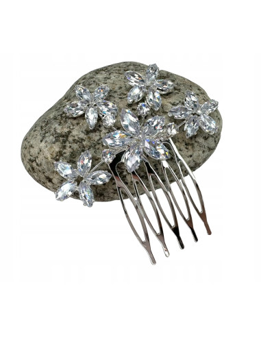 Grzebień wsuwany do włosów ozdobny kamienie...